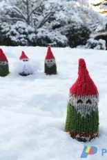 Knitted Pocket Gnome by Jenni Propst -Free
