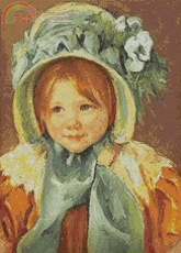 Artecy Cross Stitch - Sara in a Green Bonnet