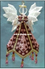 Petal Angel Ornament by Paula Adams