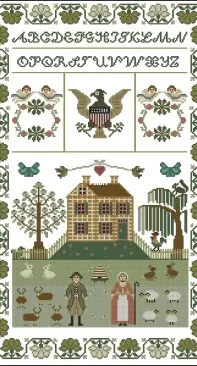Liberty sampler by Sally Hesket XSD
