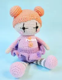 Cara Creations - Cara Engwerda - Clara the Clown Doll - Free