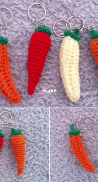 Crochet at Teris - Teri Hamilton - Jonny Chili Keychains - Free