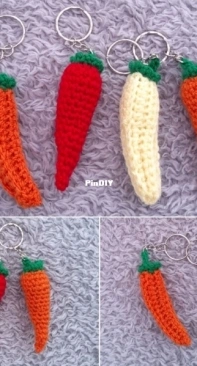 Crochet at Teris - Teri Hamilton - Jonny Chili Keychains - Free