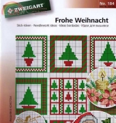 Zweigart No.184-Frohe Weihnachten/Merry Christmas