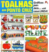 Toalhas em Ponto Cruz-N°10-2009