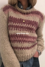 Weekend sweater by Siv Kristin Olsen - English, Norwegian - Free