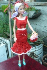 Maguinda Bolsón - Hebe dress and bag set for dolls
