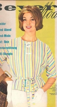Beyer Mode - sewing journal from June 1960 - German