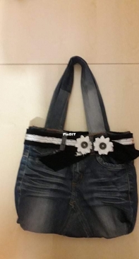 Borsa jeans bambina