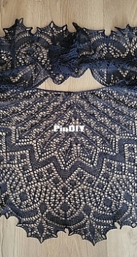 Dafina Beaded Lace Shawl by Anna Victoria