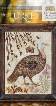 Cottage Garden Samplings CGS-1130 - A Year in the Woods II #5 - The Turkey PCS7-PCS11