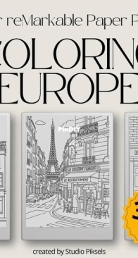 StudioPiksels  - Europe Coloring Book
