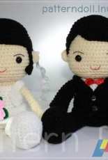 Lnwshop - Pattern Doll - Wedding Couple Dolls - Thai