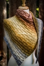 The Blue Brick - Heavy Metal Shawl by Shireen Nadir - Free