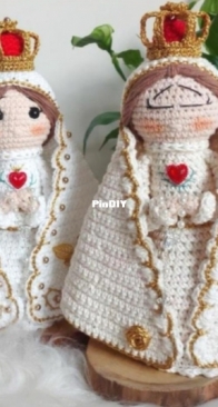 Niica amigurumis - Nicoly Luchina - Ebook Our lady of Fatima- Ebook Nossa Senhora de Fatima - Portuguese