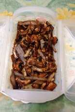 Teriyaki Chicken in a microwave steame case