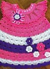 Svetlana Mansmann - Baby Girl Dress with Flowers and Shells - Free