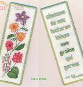 Herbe Folle 0202 - Marque-page aux fleurs