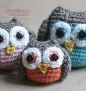 Repeat Crafter Me - Sarah Zimmerman - Crochet Owl Family