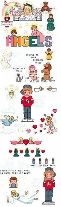 Jeanette Crews Designs One Nighters 432 - 23 Angels PCS