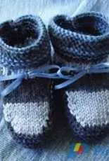 Blue Jeans Booties by Kathie Popadin -Free