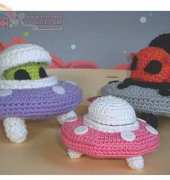 A  Jolly - Amber Jolly-  UFO with Alien