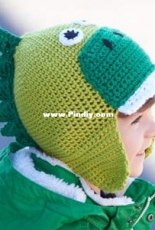 Yarnspirations- Caron- Hatosaurus Hat- Free