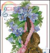 The Vermillion Stitchery Musical Bell Pull - Violin  XSD