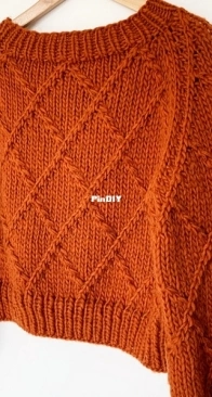 Harlequin Sweater by Melanie Reinert - The Knit Stitch - English, French, German Italian, Spanish