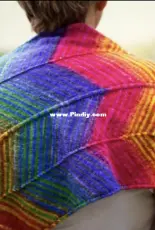 Uneek Fingering Chevron Scarf by Urth Yarns-Free