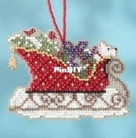 Mill Hill - Sleigh Ride MH16-1734 Evergreen Sleigh XSD