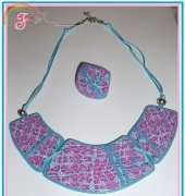 necklace polymer clay