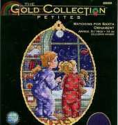 Dimensions - The Gold Collection Petites 8699 Watching For Santa Ornament