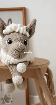 Pufy toys - Llama pajama bag by Angelina - English