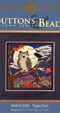 Mill Hill - Buttons & Beads Autumn Series MH14-2203 Night Owl
