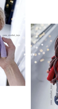 Yana Crochet Toys - Yana Dmitrieva - Яна Дмитриева - Violetta Doll - Кукла Виолетта - Russian