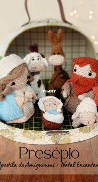 Karla Barbosa - Enchanted Christmas, Nativity Scene - Natal Encantado,  Presépio - Portuguese