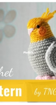 TNGiftsUA - Tanya Zhylyayeva - Grey bird Cockatiel