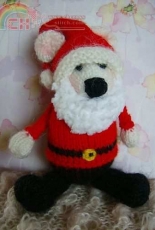 Its Very Bear-ly Santa by Abigail Originals -Free