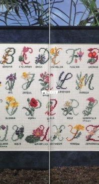 Small Floral Alphabet by Jill Oxton from Jill Oxtons Cross Stitch 29 PCS