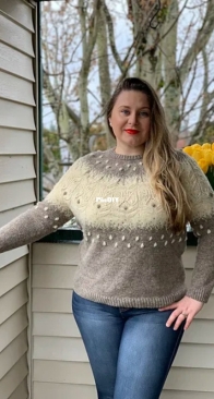 Cosmina Sweater by Valentina Bogdanova - russian