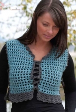 Kristen Stoltzfus- W372 Chunky Easy Street Vest  -Free