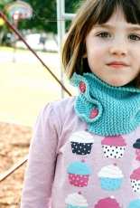Petite Garter Cowl by Kelly Kingston -English-Free