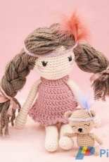 The Little Hook Crochet - Little Aqua Girl - Bubbles and Bongo - Erinna Lee - Scarlett