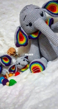Rainbow elephant