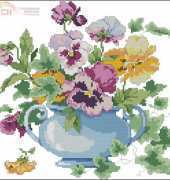 Janlynn 023-0273 pansies