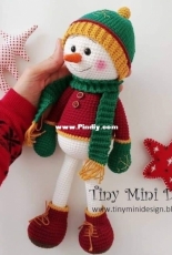 Amigurumi Aşkına - Tiny Mini Design - Demet Karabayır - Snowman Boy - Vietnamese - Translated