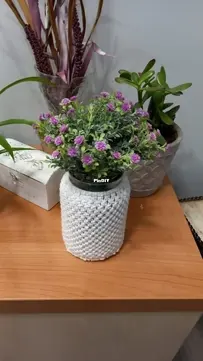 My first macramé work
