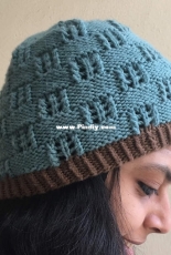 Checkerboard Lace Cowl and Beanie by Ramalakshmi Pasumarthy - Free