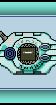 Cross Stitch Quest - Digivice - Digimon - Free